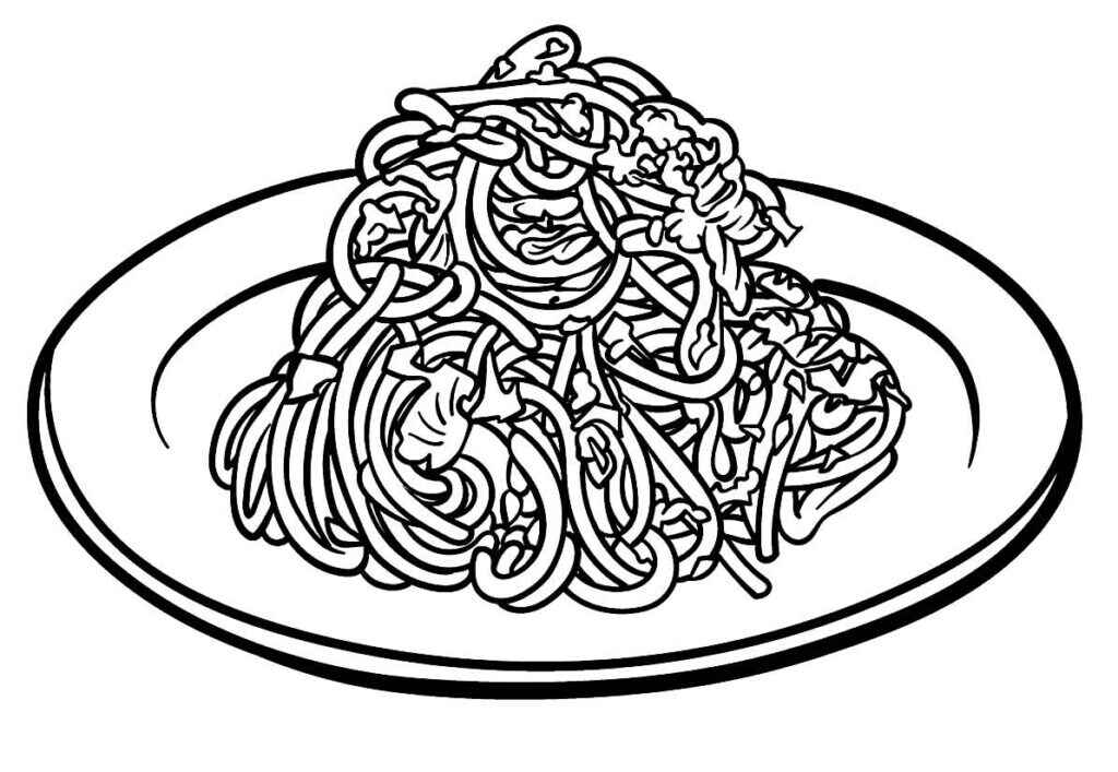 Pasta Ausmalbilder 403