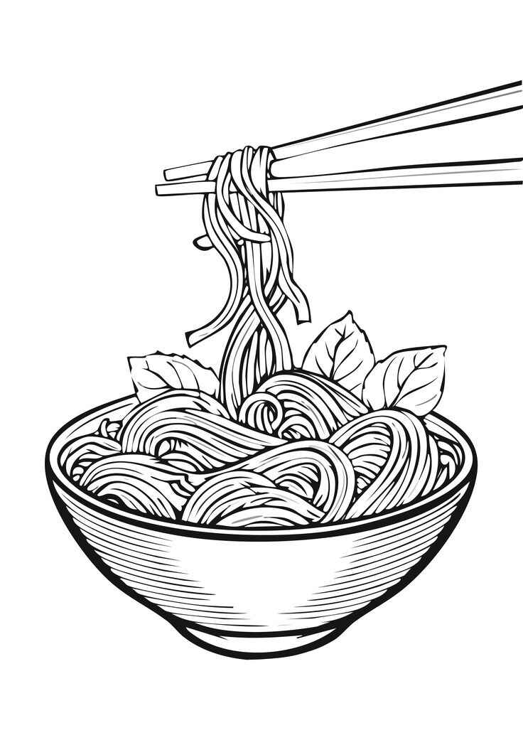 Pasta Ausmalbilder 444