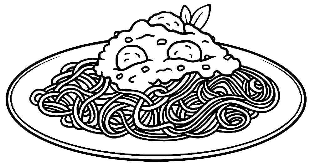 Pasta Ausmalbilder 491