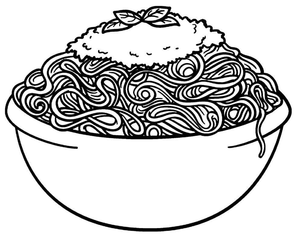 Pasta Ausmalbilder 781