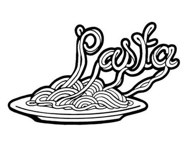 Pasta Ausmalbilder 842