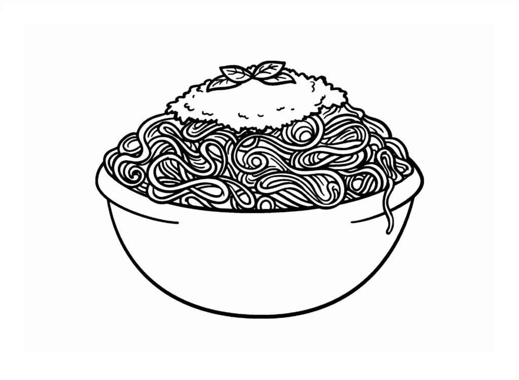 Pasta Ausmalbilder 908