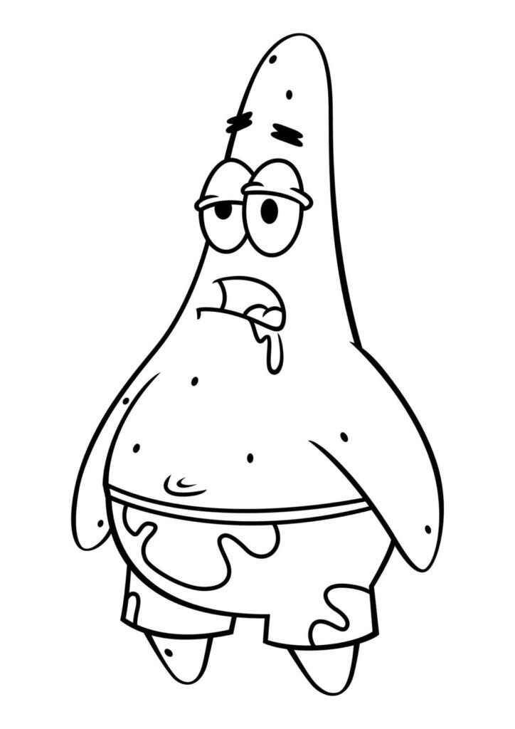 Patrick Star Ausmalbilder 049