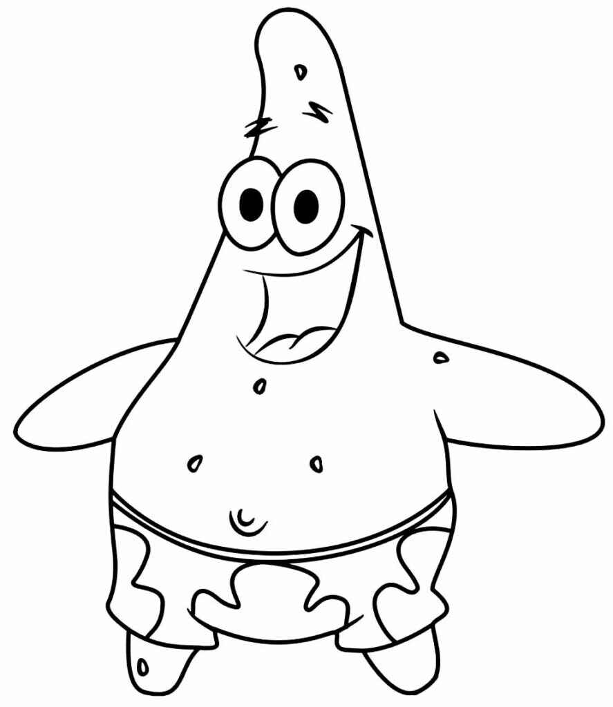 Patrick Star Ausmalbilder 718
