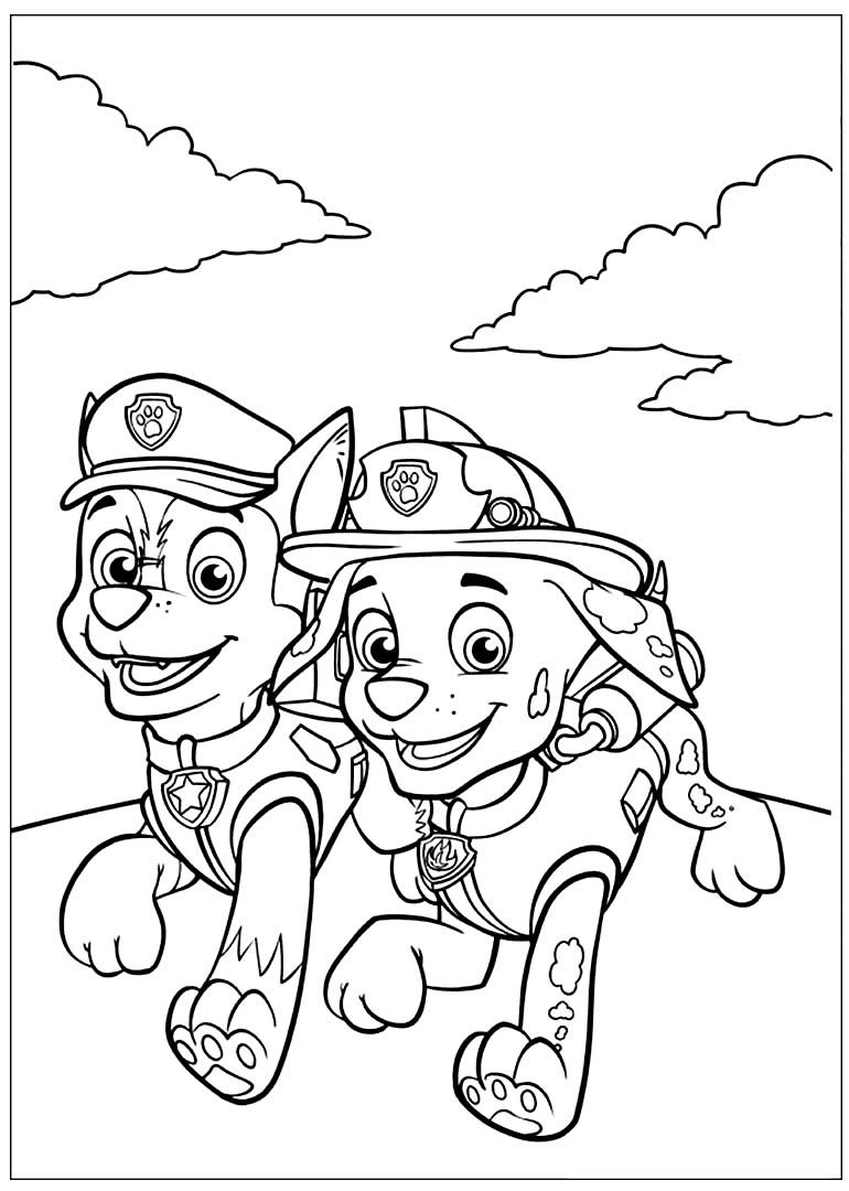 Paw Patrol Ausmalbilder 020