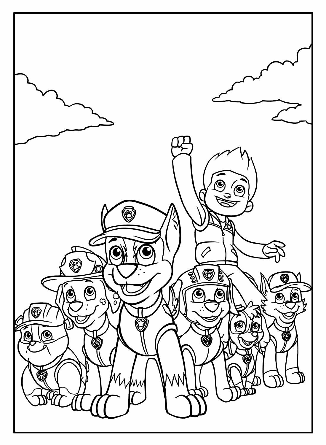 Paw Patrol Ausmalbilder 026
