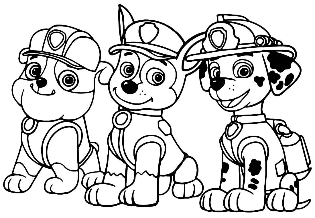 Paw Patrol Ausmalbilder 034