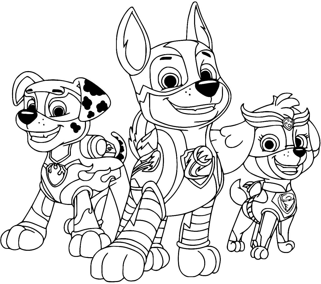Paw Patrol Ausmalbilder 083