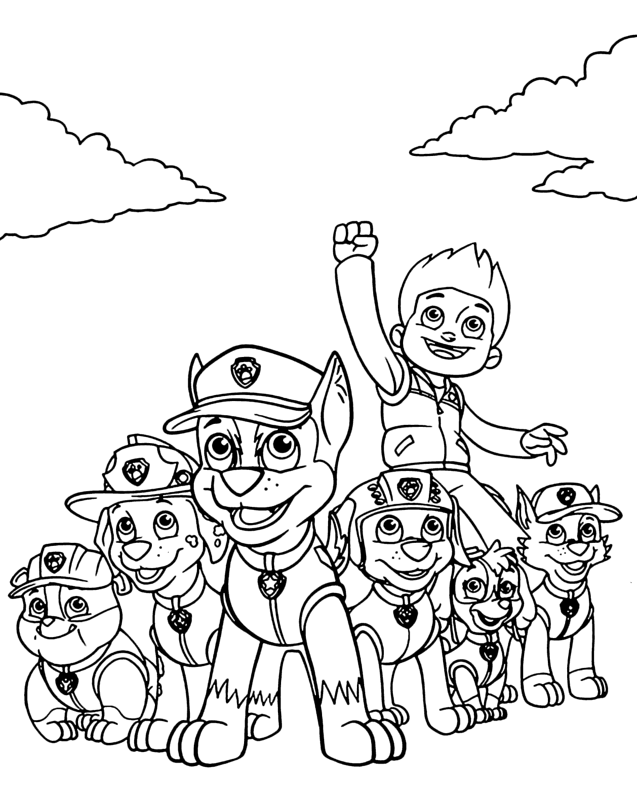 Paw Patrol Ausmalbilder 111