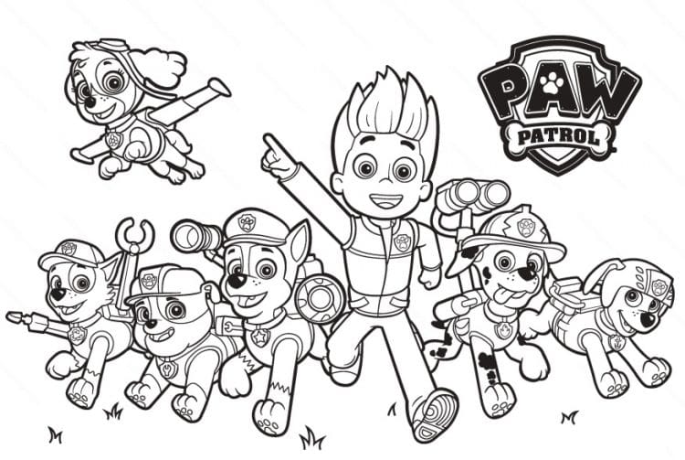 Paw Patrol Ausmalbilder 172