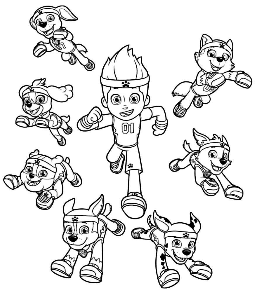 Paw Patrol Ausmalbilder 303