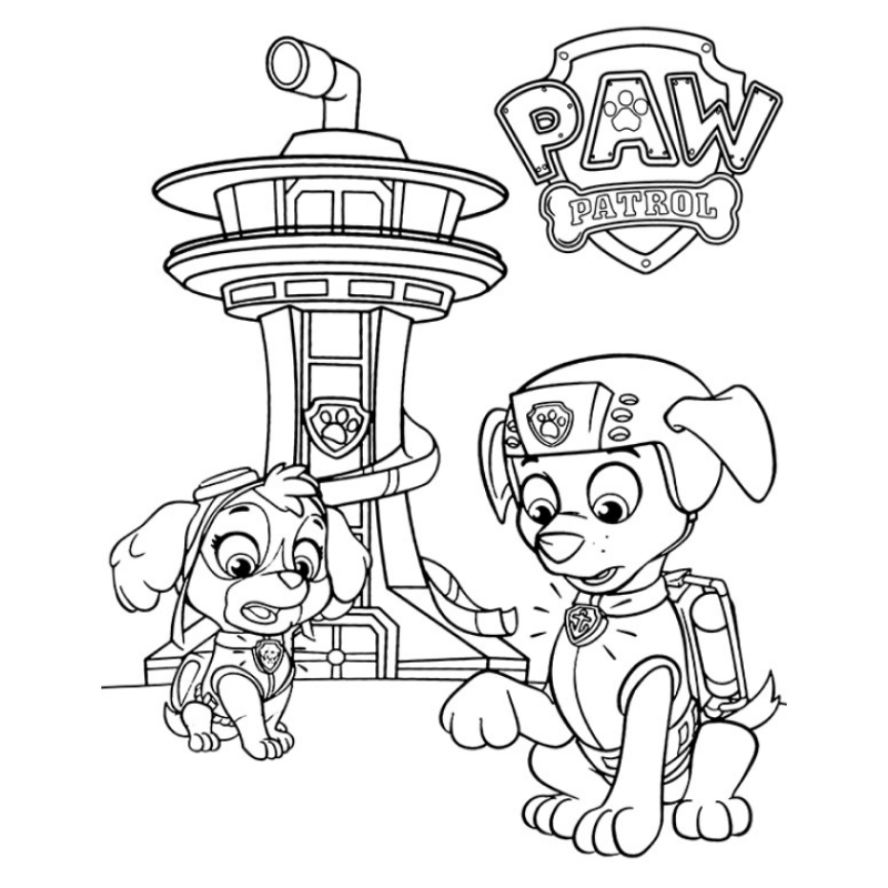 Paw Patrol Ausmalbilder 675