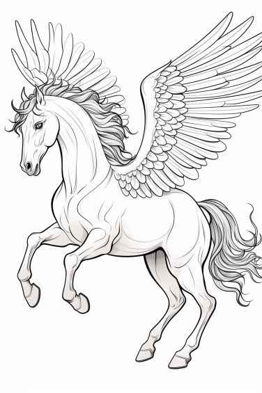 Pegasus Ausmalbilder 468