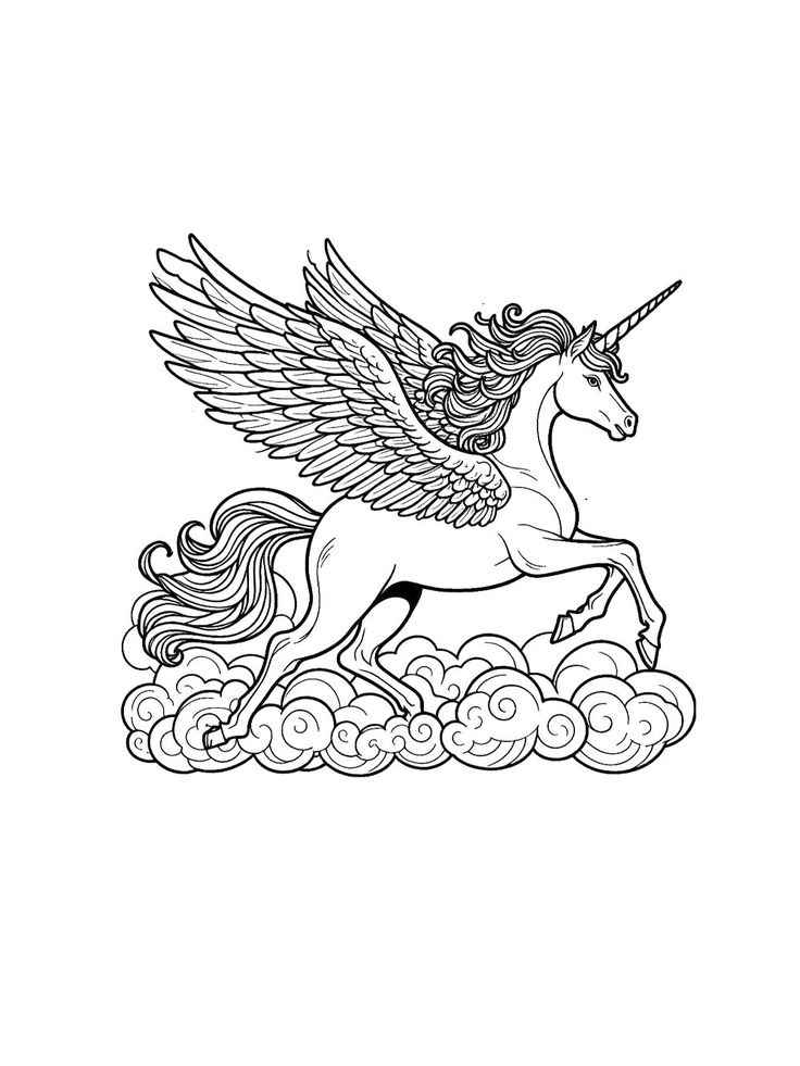 Pegasus Ausmalbilder 472