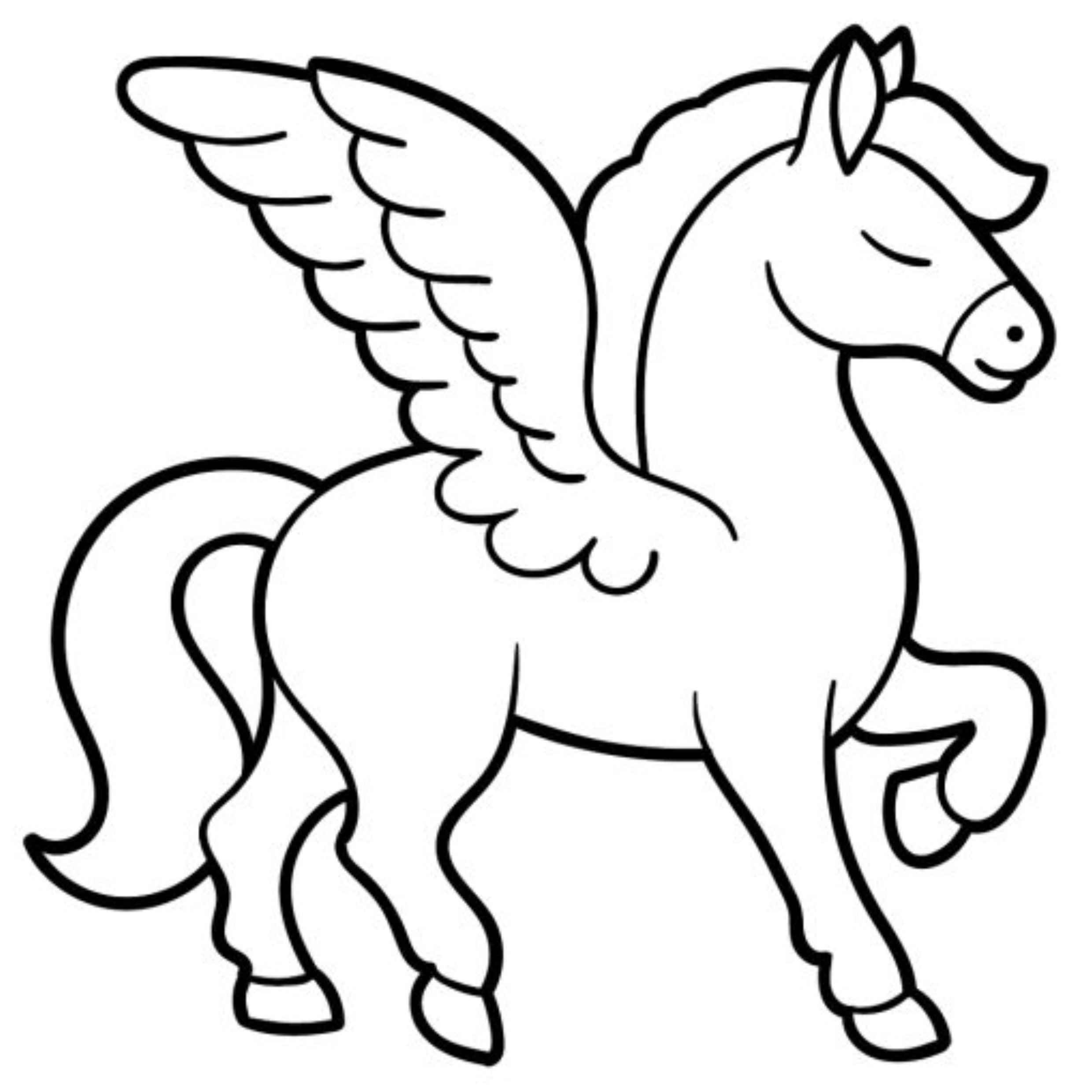 Pegasus Ausmalbilder 701