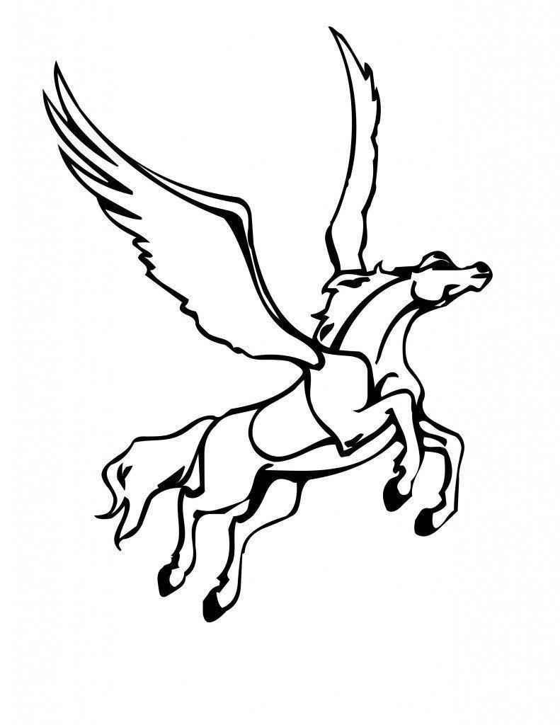 Pegasus Ausmalbilder 923