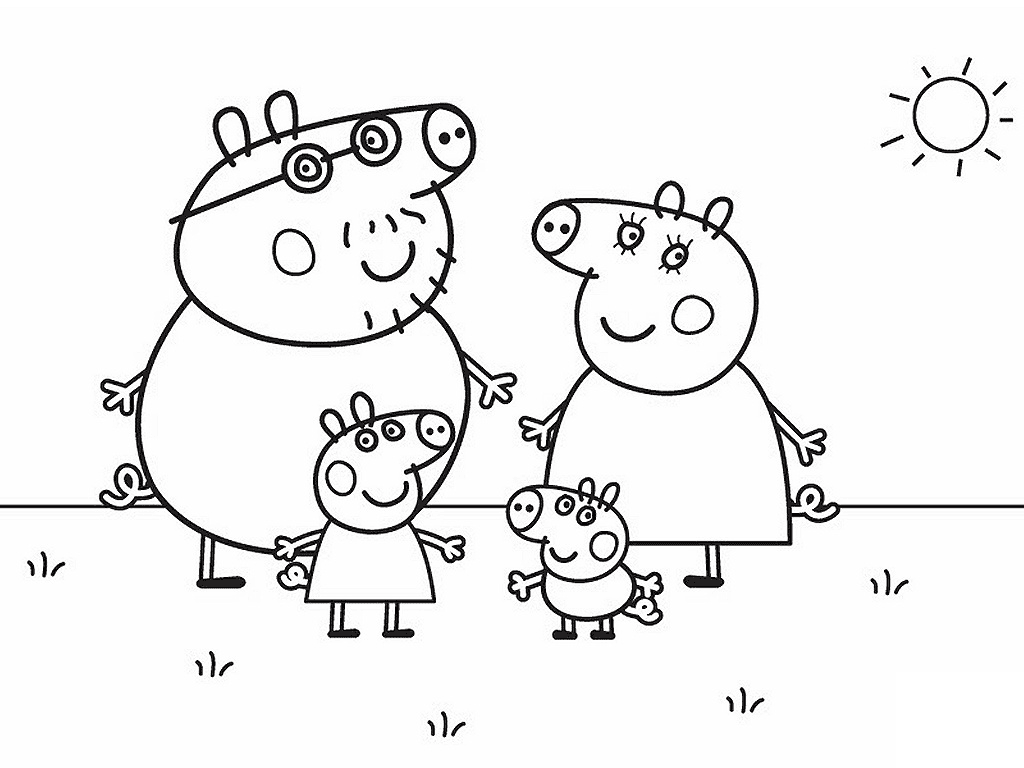 Peppa Pig Ausmalbilder 048