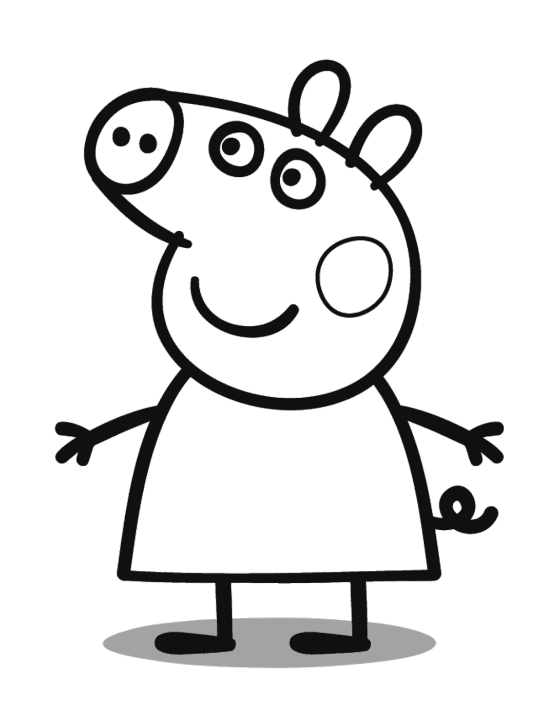 Peppa Pig Ausmalbilder 251