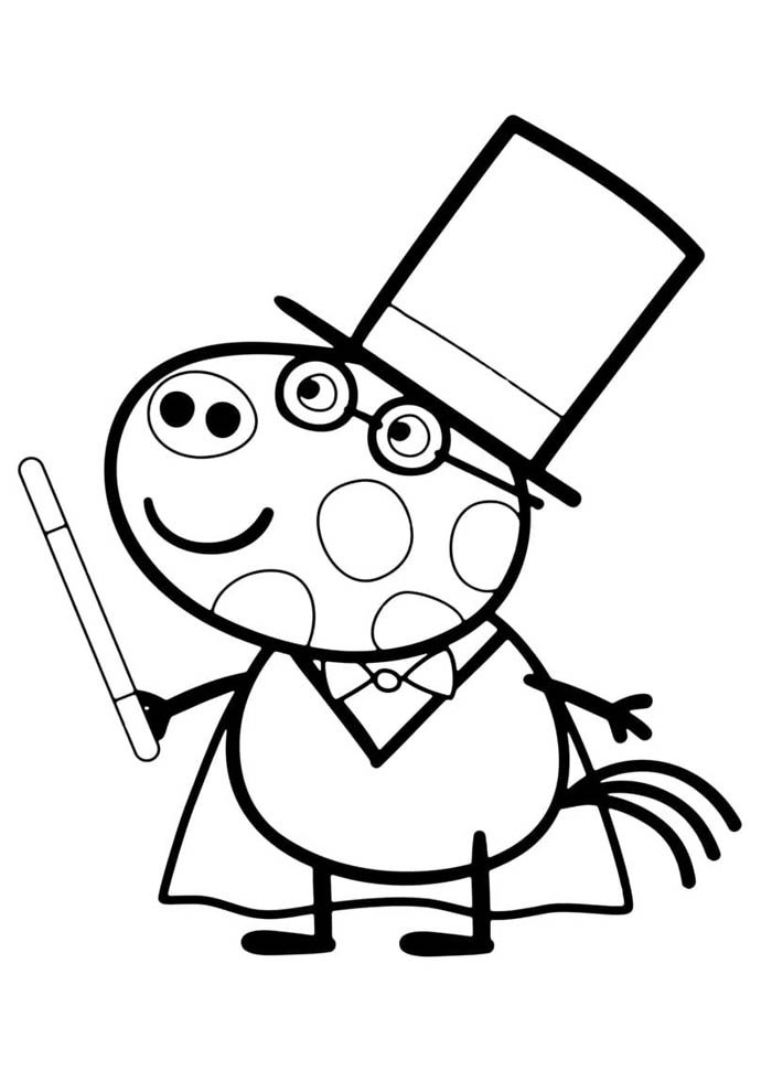 Peppa Pig Ausmalbilder 345