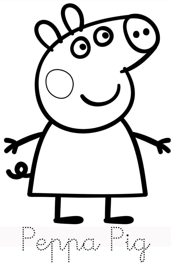 Peppa Pig Ausmalbilder 419