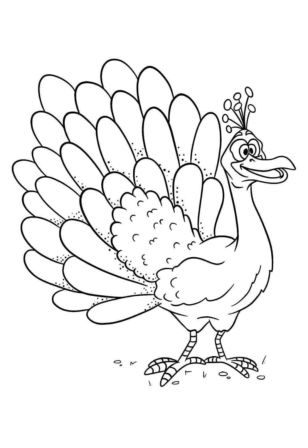 Pfau Ausmalbilder 358