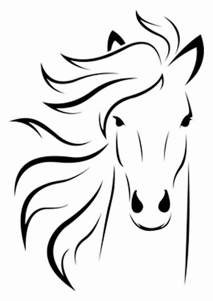 Pferde Ausmalbilder 152