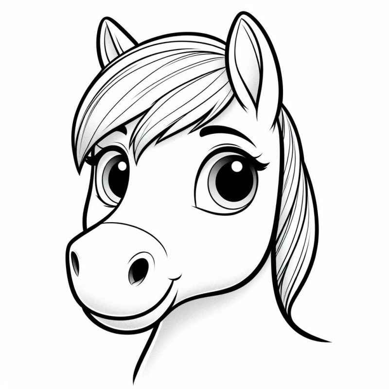 Pferde Ausmalbilder 160