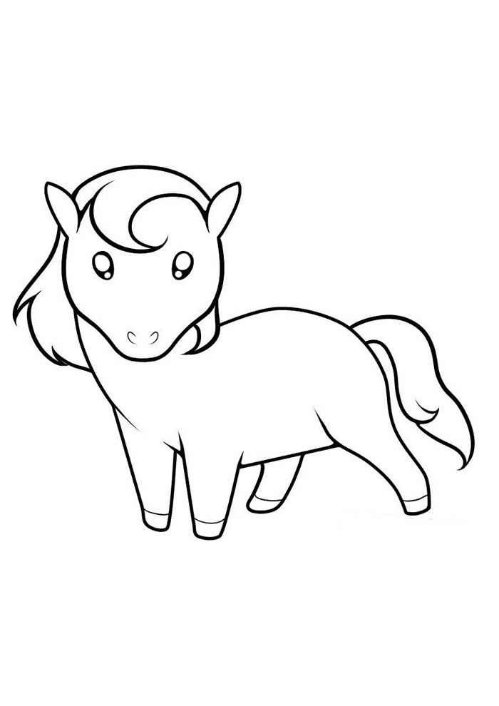 Pferde Ausmalbilder 285