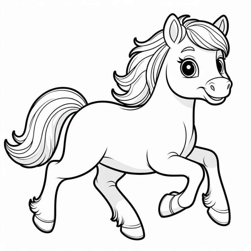 Pferde Ausmalbilder 400