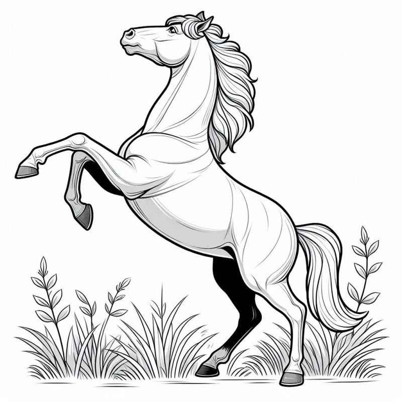 Pferde Ausmalbilder 943