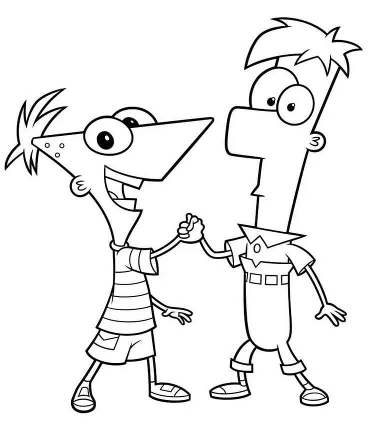 Phineas und Ferb Ausmalbilder 513