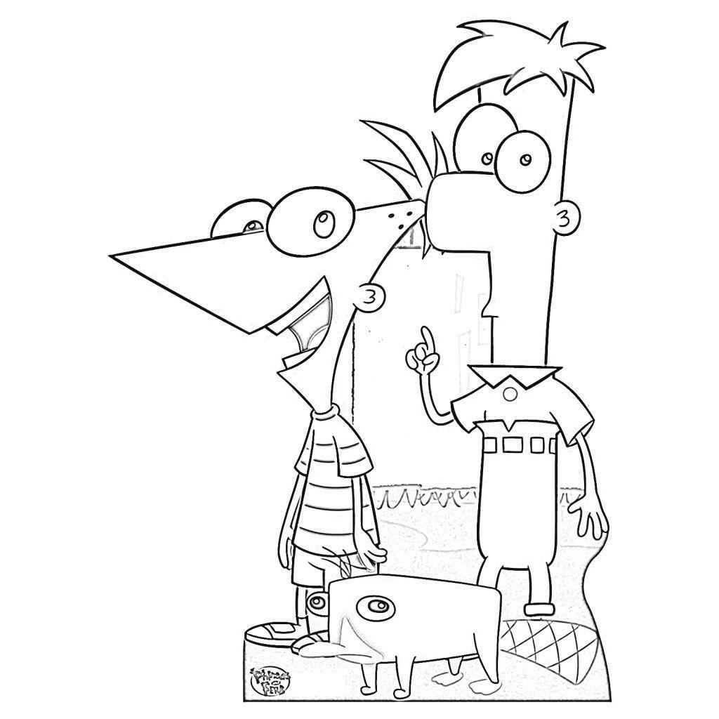 Phineas und Ferb Ausmalbilder 863