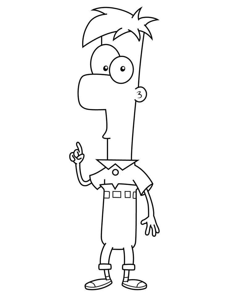 Phineas und Ferb Ausmalbilder 986
