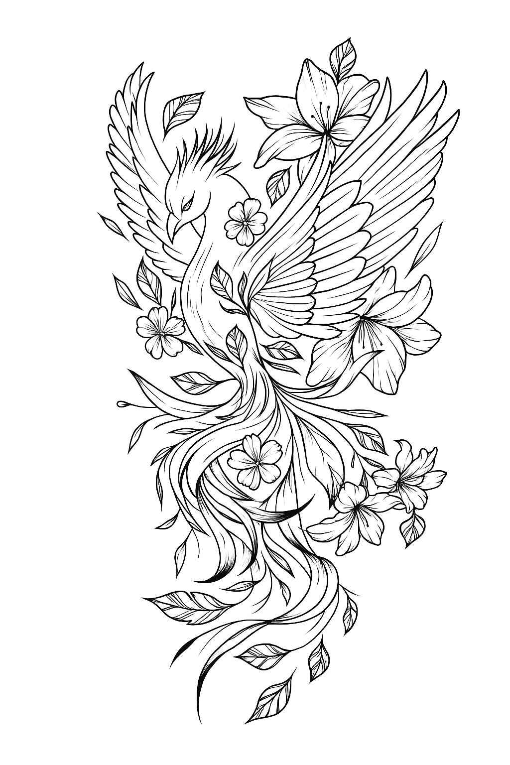 Phoenix Ausmalbilder 174