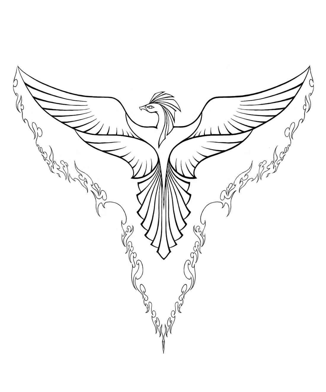 Phoenix Ausmalbilder 181