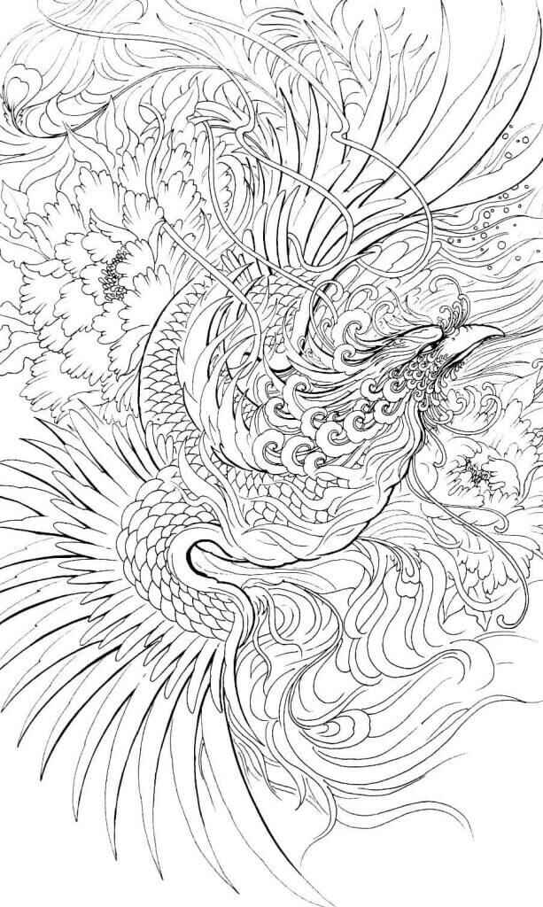 Phoenix Ausmalbilder 217