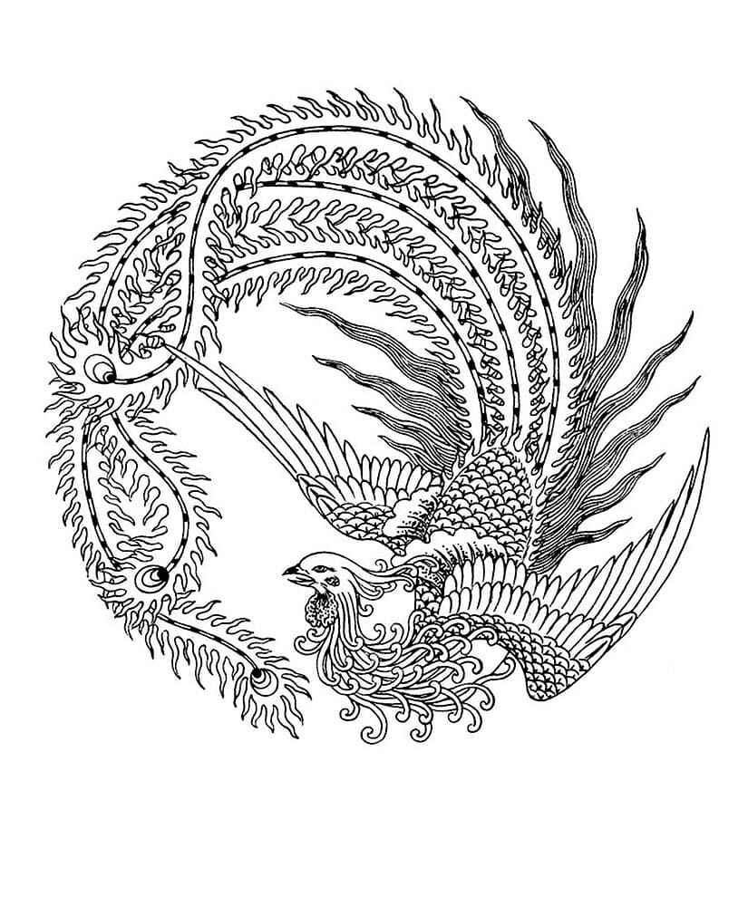 Phoenix Ausmalbilder 772