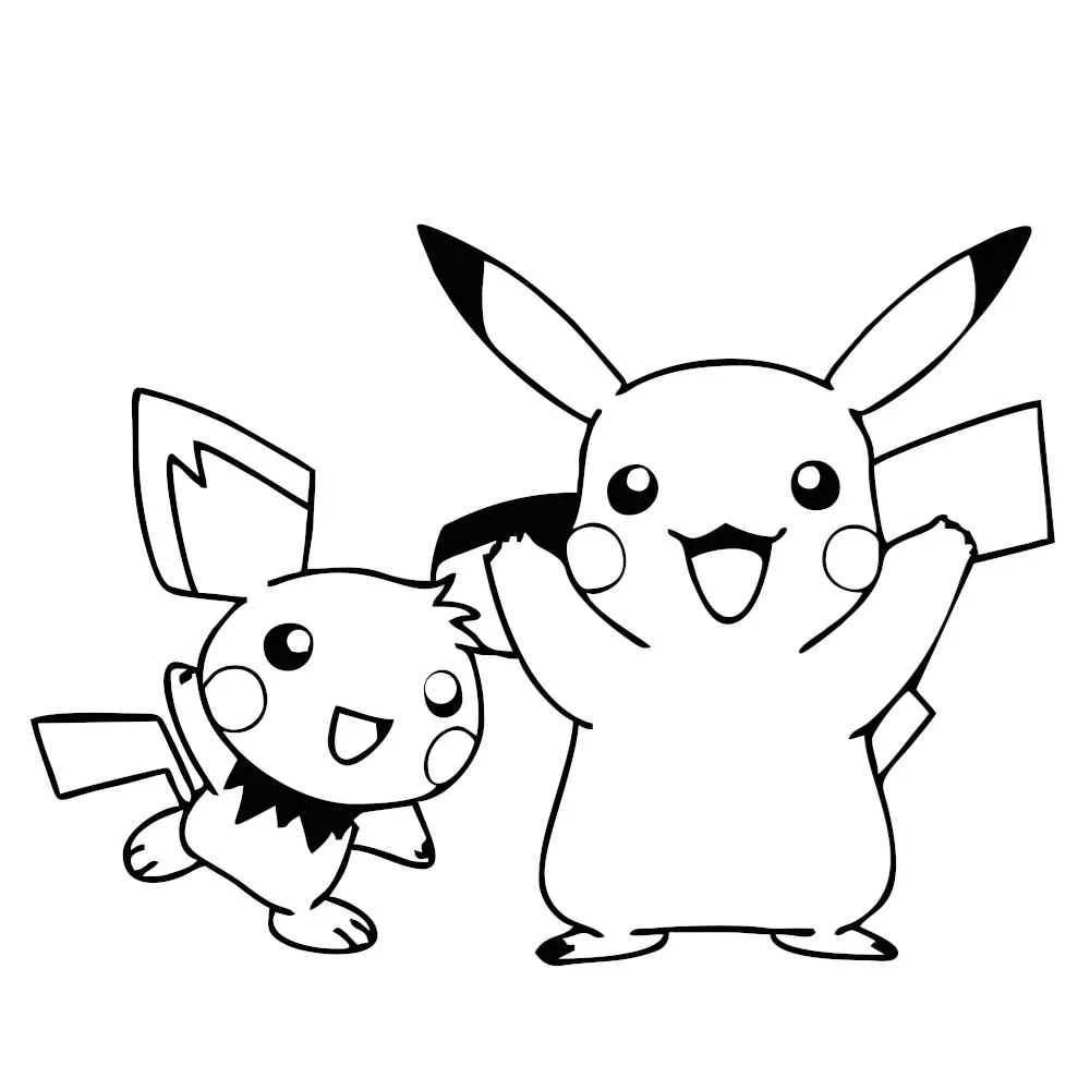 Pikachu Ausmalbilder 449