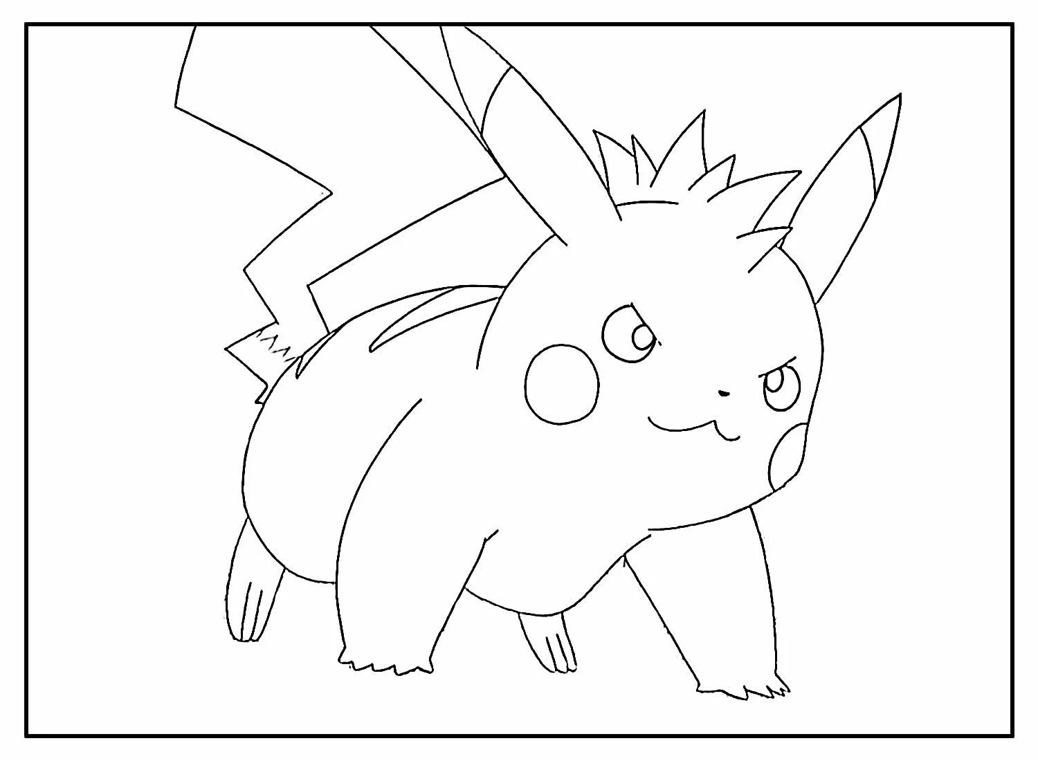 Pikachu Ausmalbilder 515