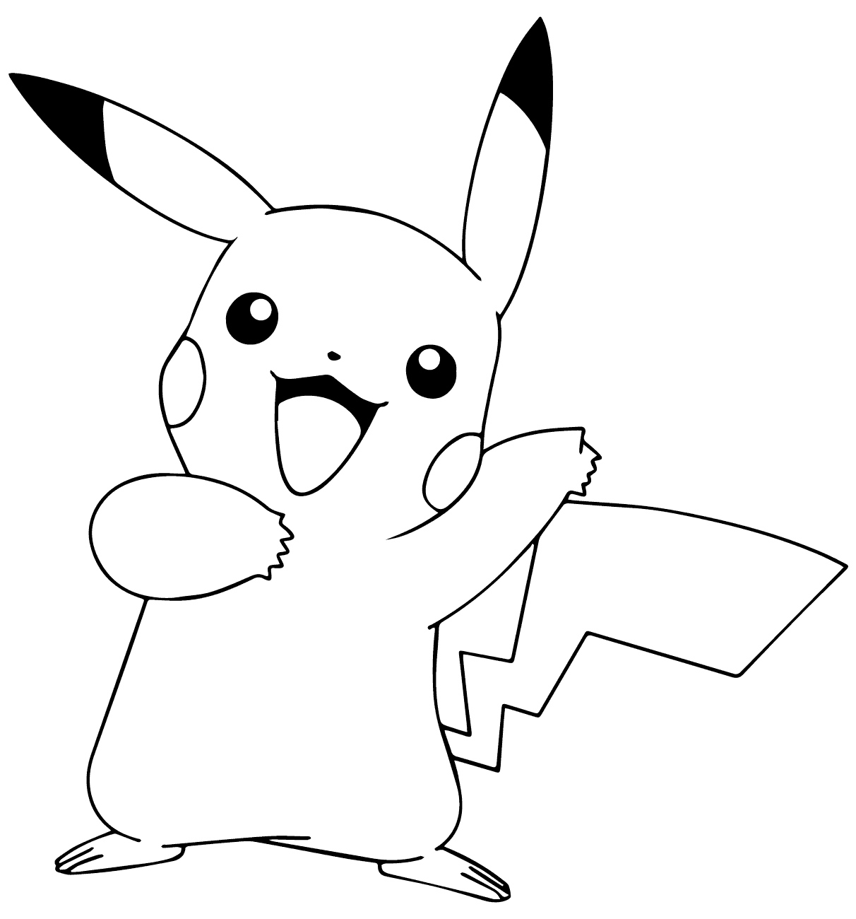 Pikachu Ausmalbilder 676
