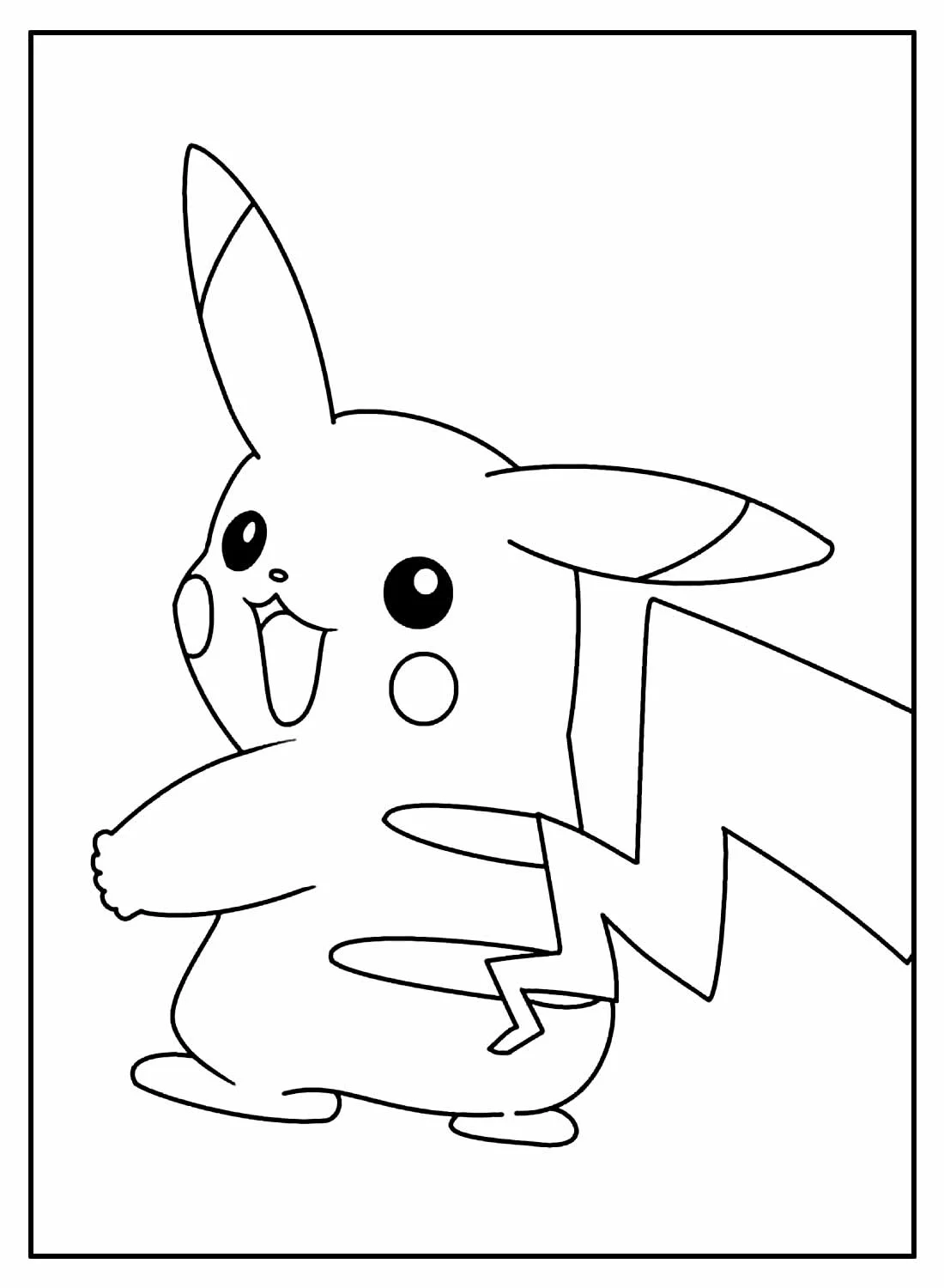 Pikachu Ausmalbilder 866