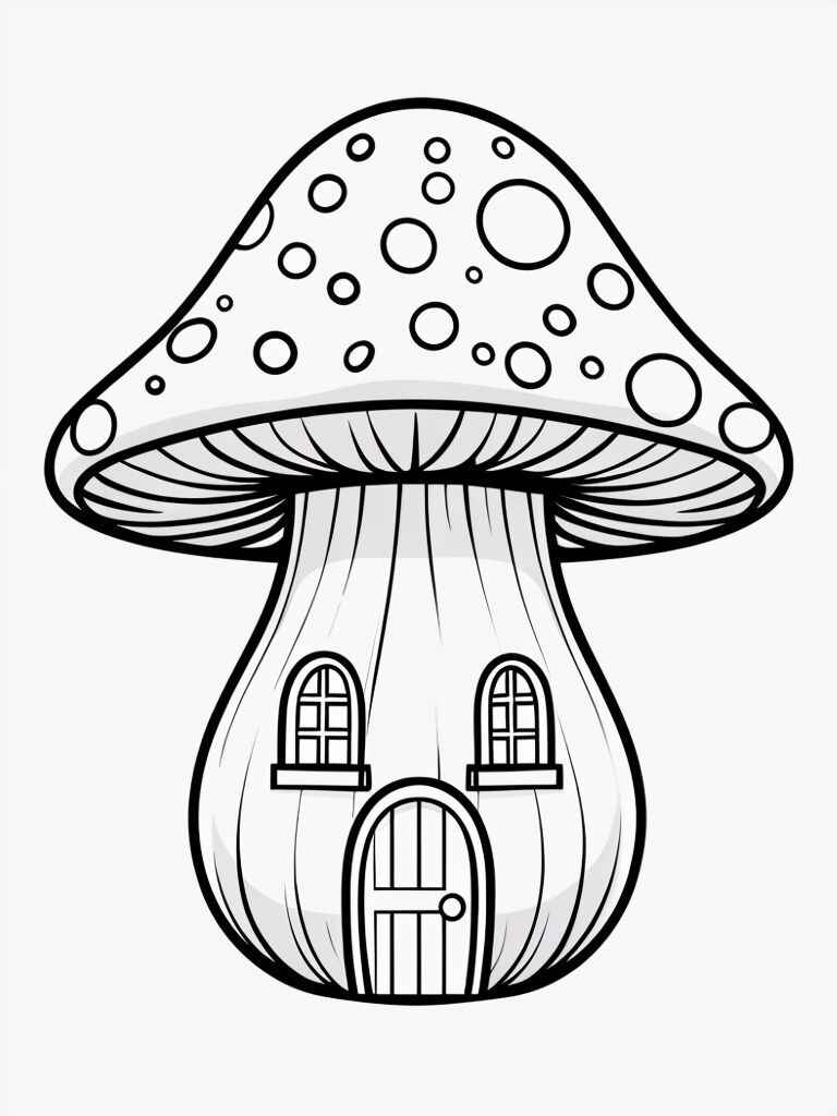 Pilz Ausmalbilder 147