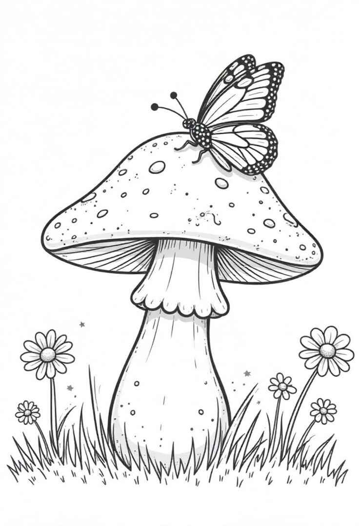 Pilz Ausmalbilder 204