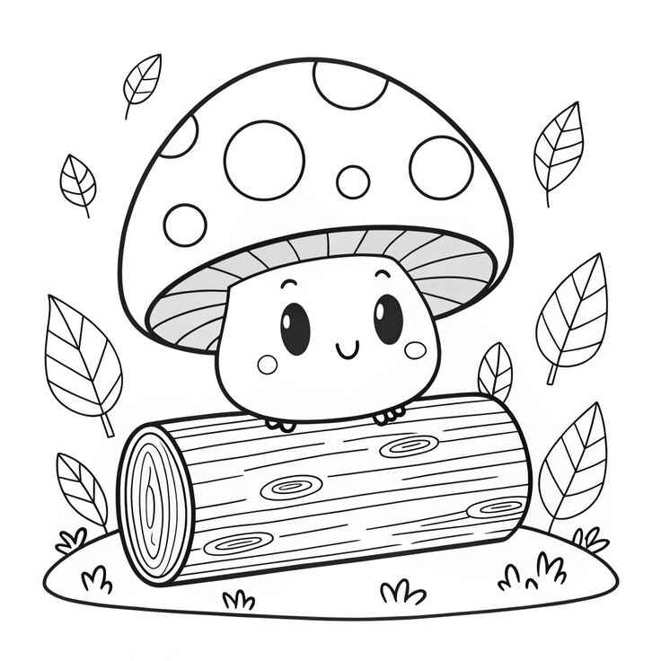 Pilz Ausmalbilder 440