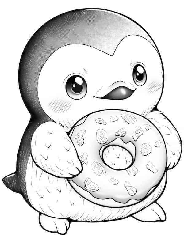 Pinguine Ausmalbilder 394