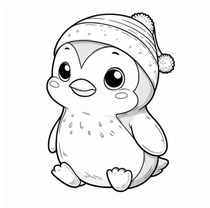 Pinguine Ausmalbilder 638