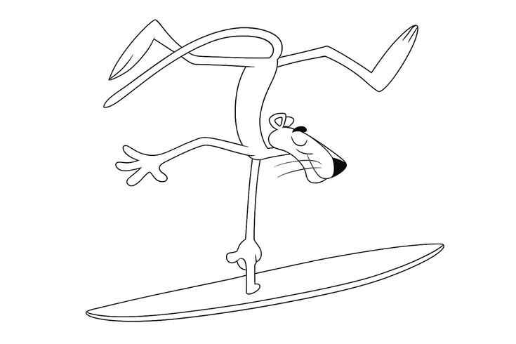 Pink Panther Ausmalbilder 323