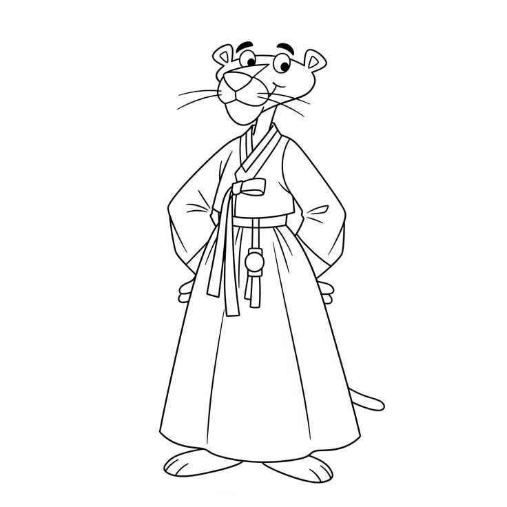 Pink Panther Ausmalbilder 488