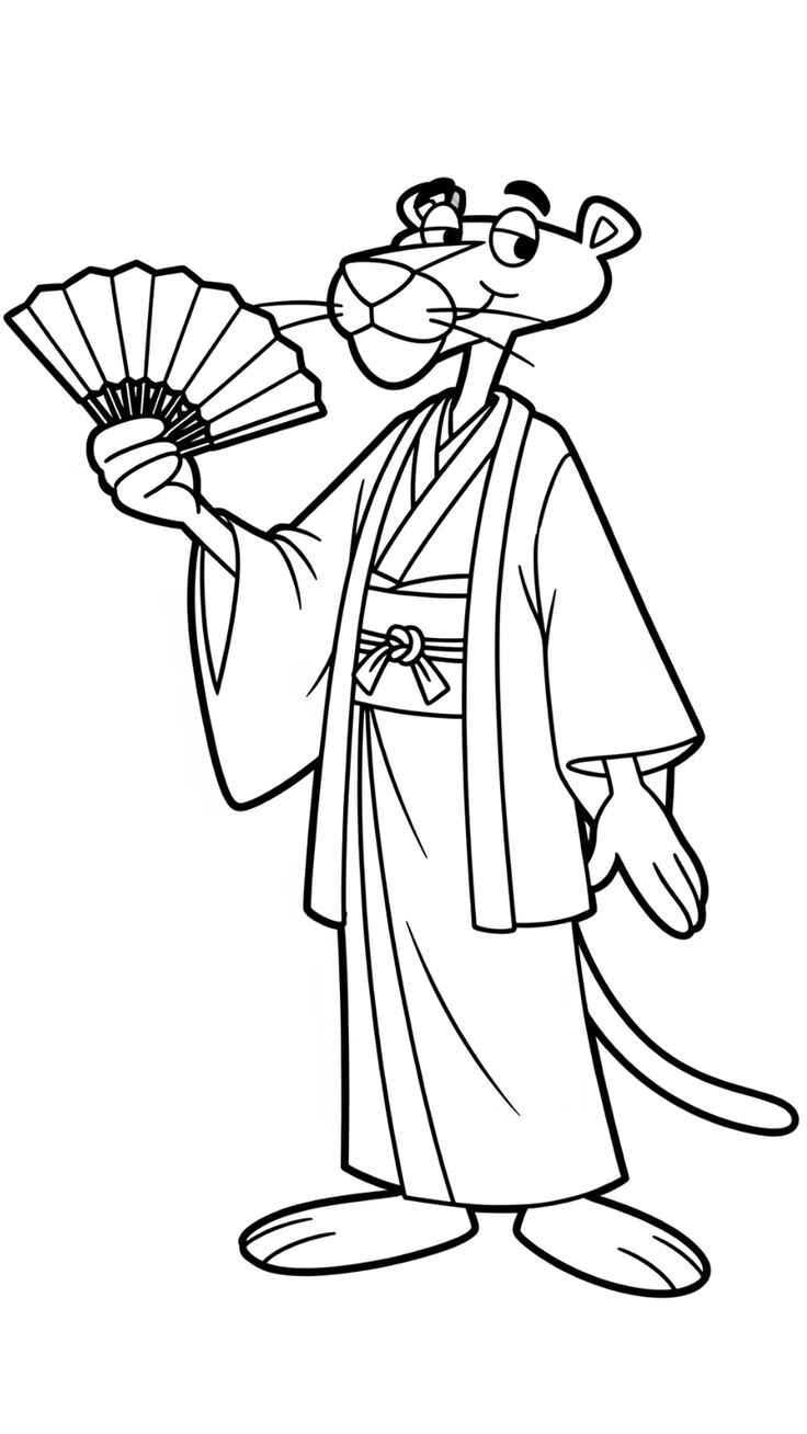 Pink Panther Ausmalbilder 684