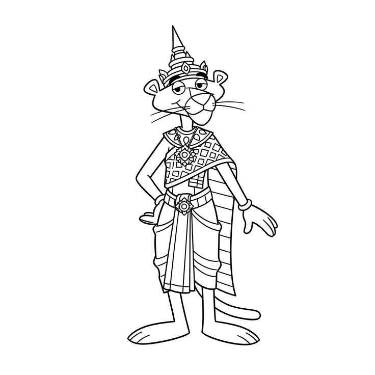 Pink Panther Ausmalbilder 754